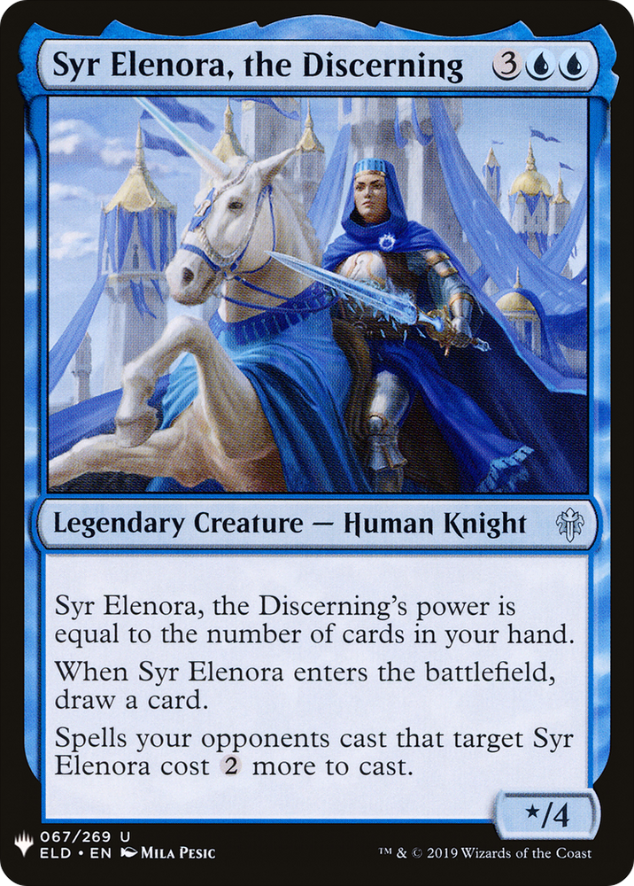 Syr Elenora, the Discerning (LIST-ELD-67) - The List