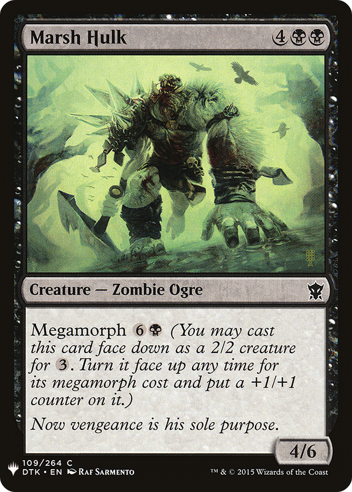 Marsh Hulk (LIST-DTK-109) - The List