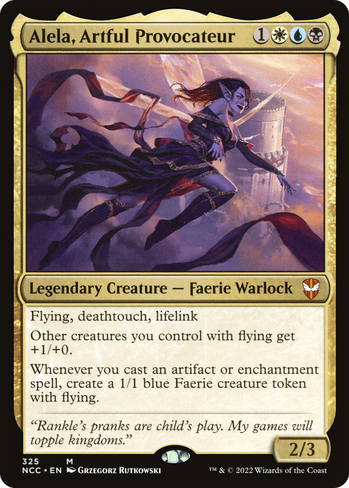 Alela, Artful Provocateur (NCC-325) - New Capenna Commander
