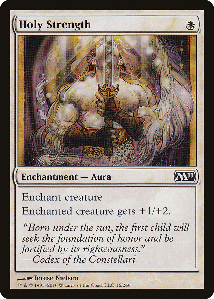 Holy Strength (M11-016) - Magic 2011 Foil