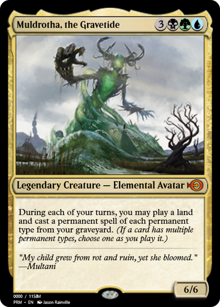 Muldrotha, the Gravetide (PRM-86216) - Magic Online Promos Foil