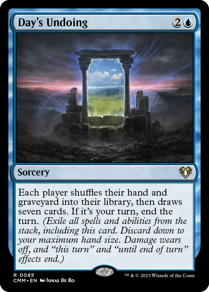 Day's Undoing (CMM-085) - Commander Masters