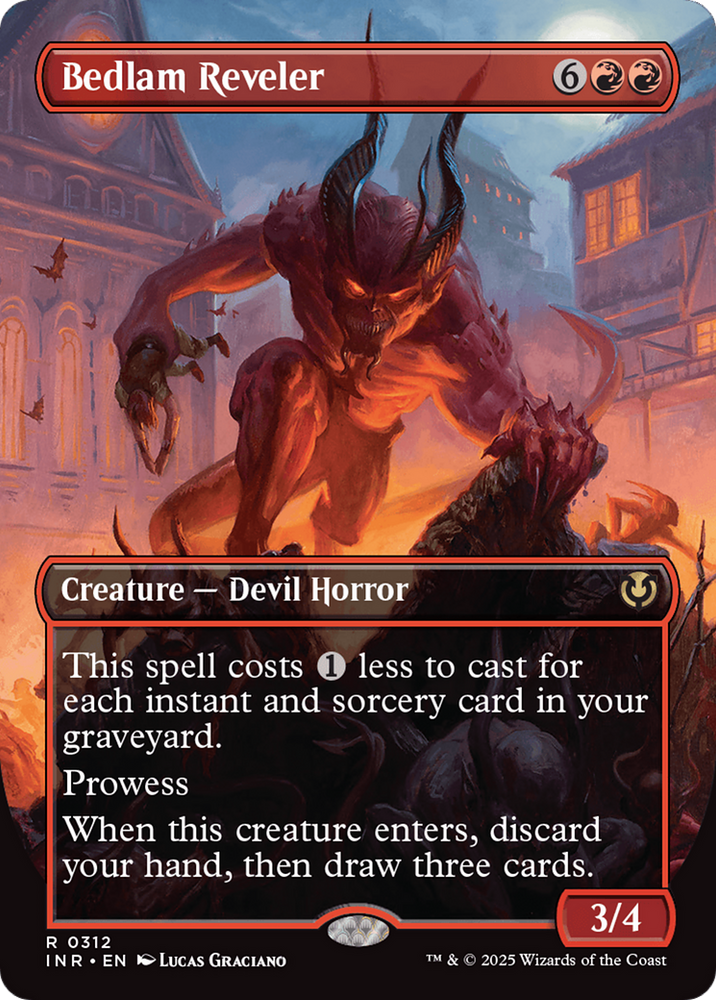 Bedlam Reveler (INR-312) - Innistrad Remastered (Borderless)