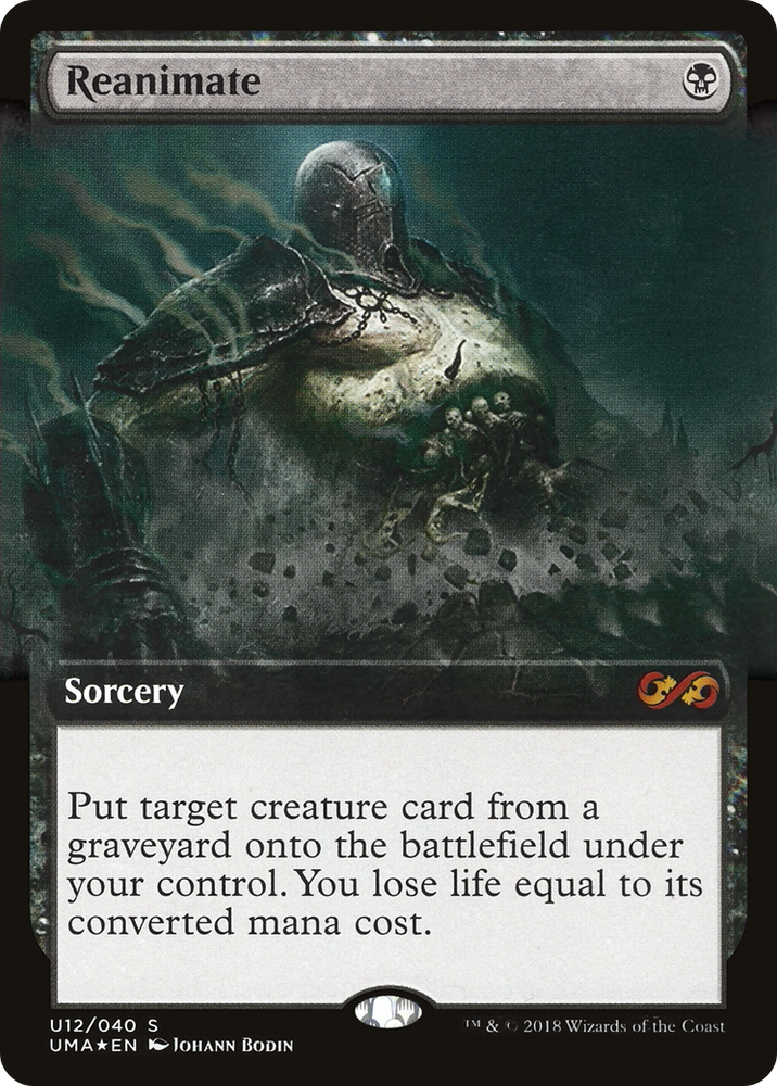 Reanimate (UMA:BT-U12) - Ultimate Box Topper: (Extended Art) Foil