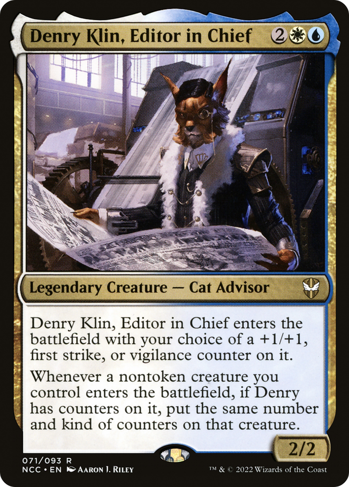 Denry Klin, Editor in Chief (NCC-071) - New Capenna Commander