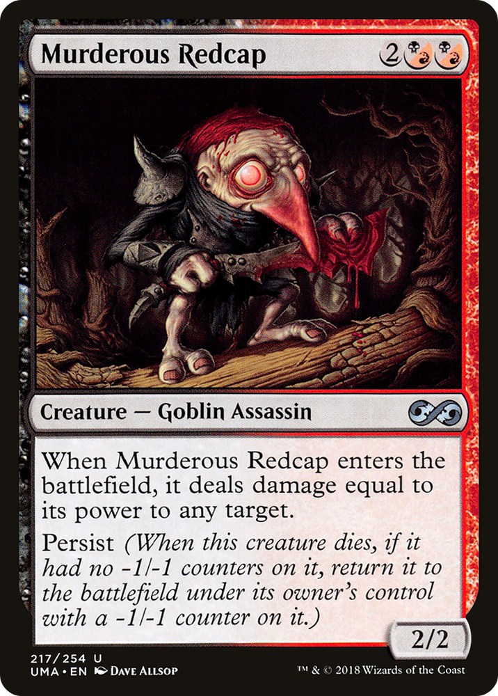 Murderous Redcap (UMA-217) - Ultimate Masters