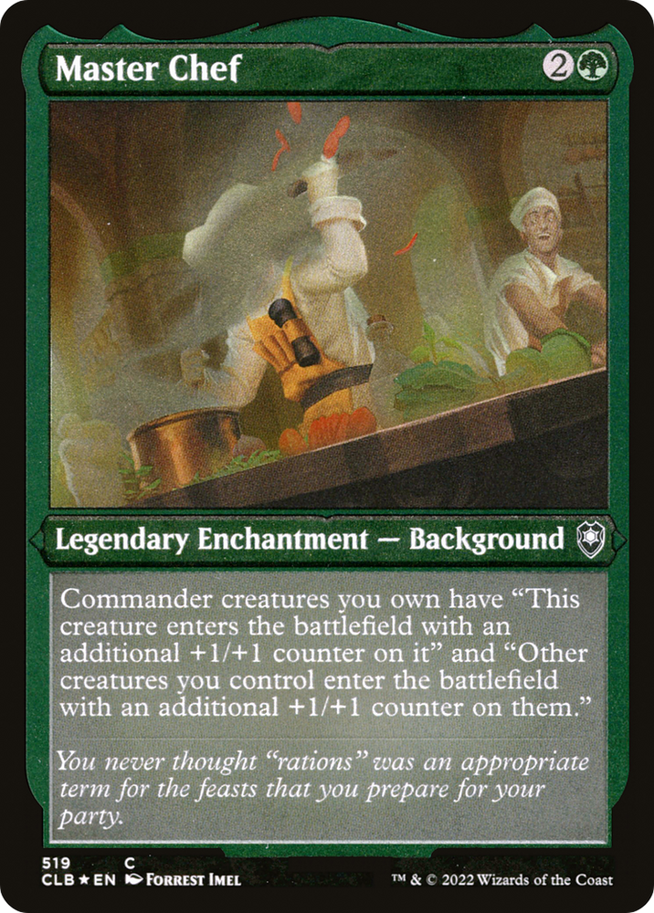 Master Chef (Foil Etched) (CLB-519) - Commander Legends: Battle for Baldur's Gate Foil