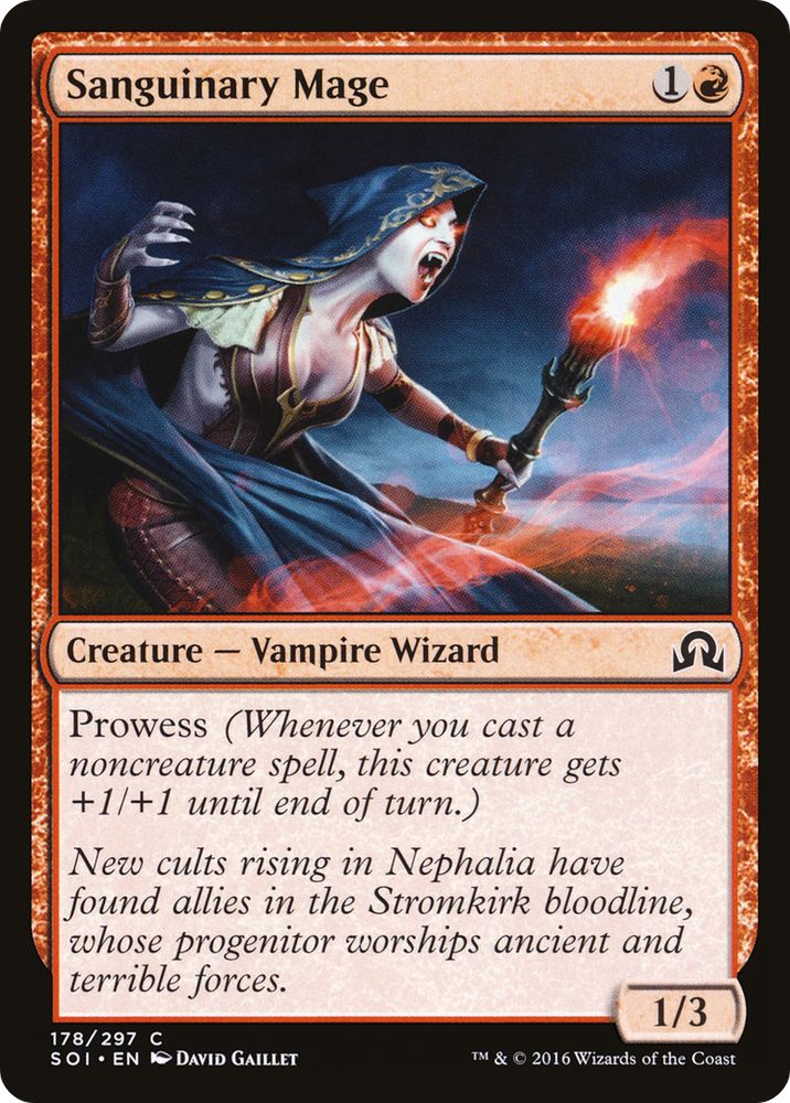 Sanguinary Mage (SOI-178) - Shadows over Innistrad