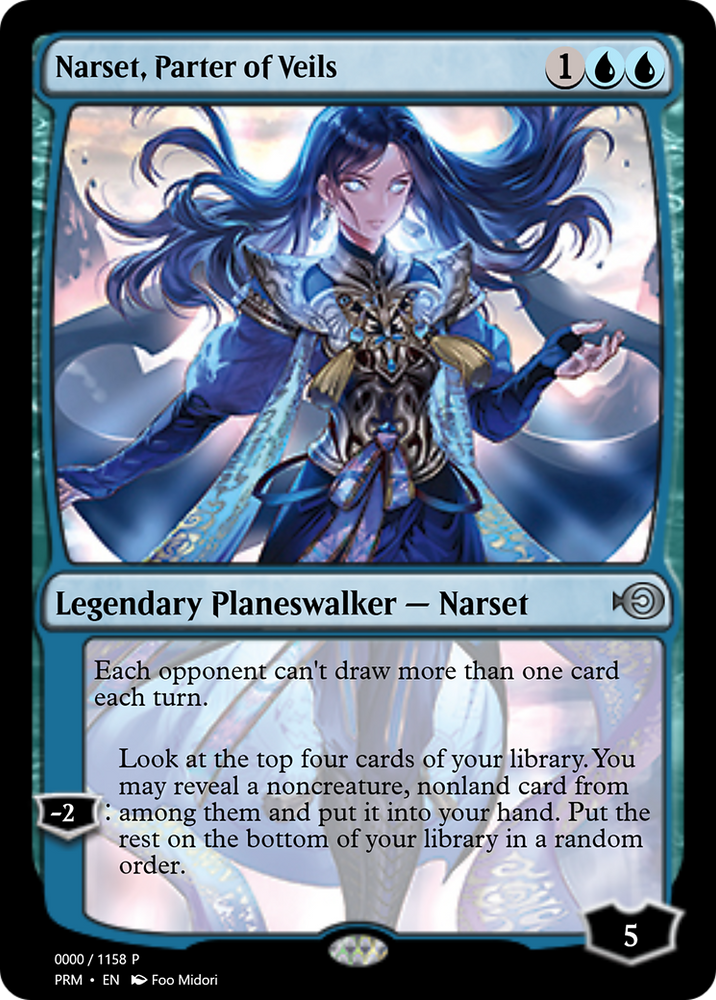 Narset, Parter of Veils (PRM-72269) - Magic Online Promos