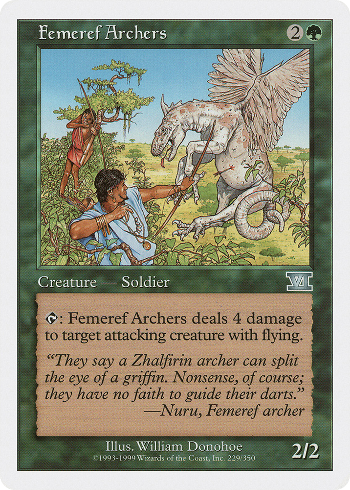 Femeref Archers (6ED-229) - Classic Sixth Edition