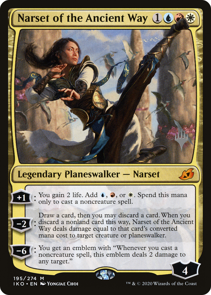 Narset of the Ancient Way (PPIKO-195) - Ikoria: Lair of Behemoths Promos