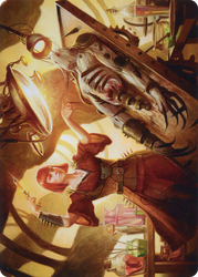 Ashnod, Flesh Mechanist // Ashnod, Flesh Mechanist (ABRO-015) - The Brothers' War Art Series (Borderless) Foil