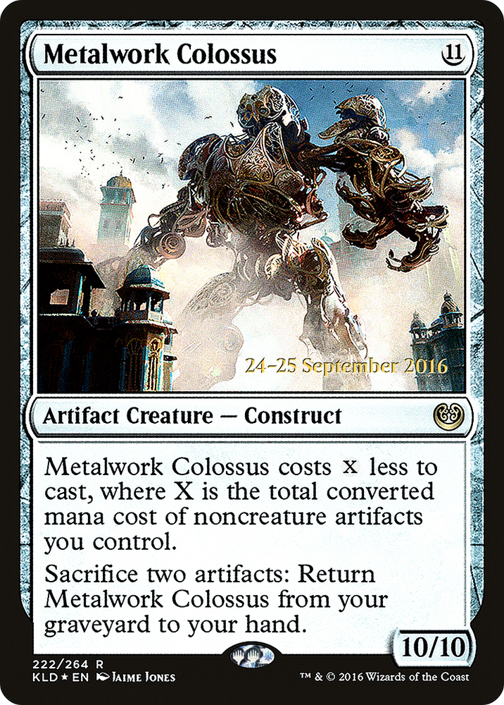 Metalwork Colossus (PRE-222) - Kaladesh Promos Foil