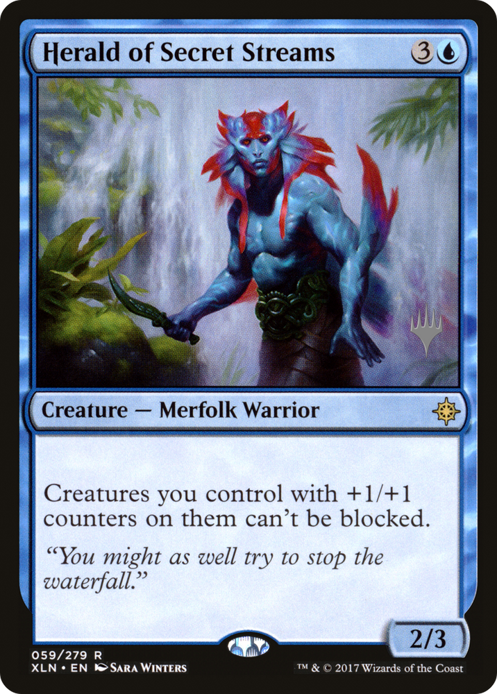 Herald of Secret Streams (PPM20-059) - Ixalan Promos Foil