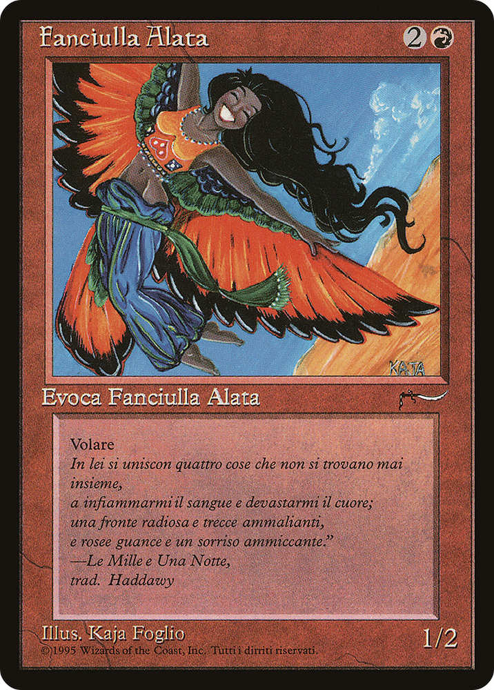 Bird Maiden (Italian) - "Fanciulla Alata" (REN-072) - Rinascimento