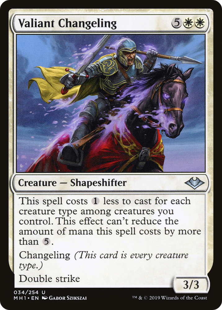 Valiant Changeling (MH1-034) - Modern Horizons