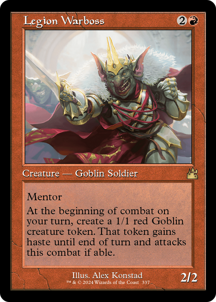 Legion Warboss (Retro Frame) (RVR-337) - Ravnica Remastered Foil
