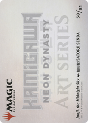 Junji, the Midnight Sky // Junji, the Midnight Sky (ANEO-058) - Neon Dynasty Art Series (Borderless) Foil