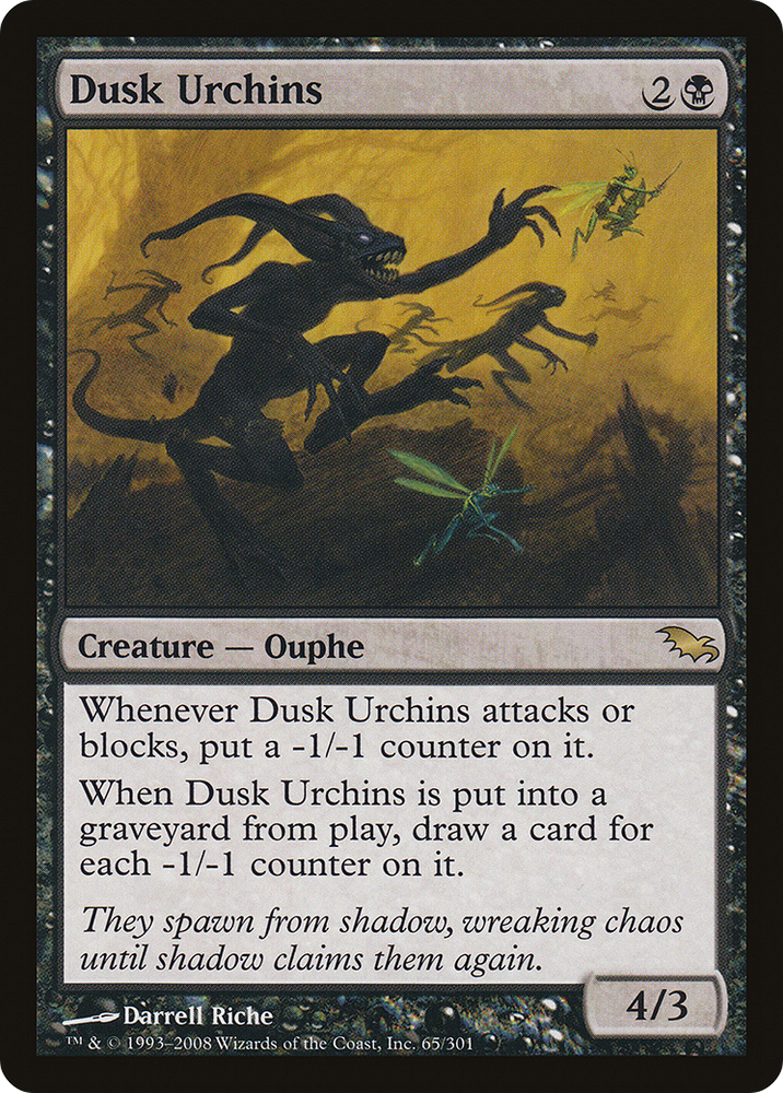 Dusk Urchins (SHM-065) - Shadowmoor Foil