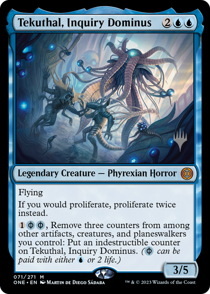 Tekuthal, Inquiry Dominus (PPONE-071) - Phyrexia: All Will Be One Promos Foil