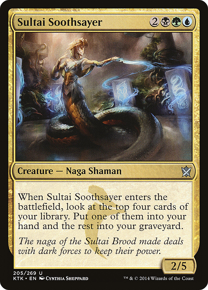 Sultai Soothsayer (KTK-205) - Khans of Tarkir Foil