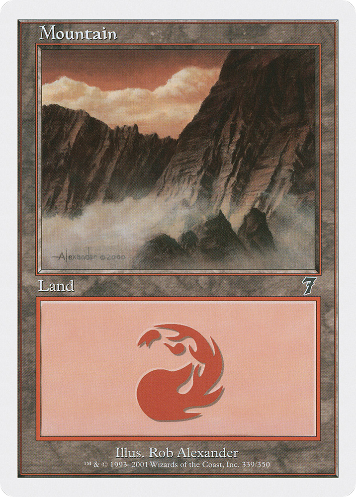 Mountain (339) (7ED-339) - Seventh Edition