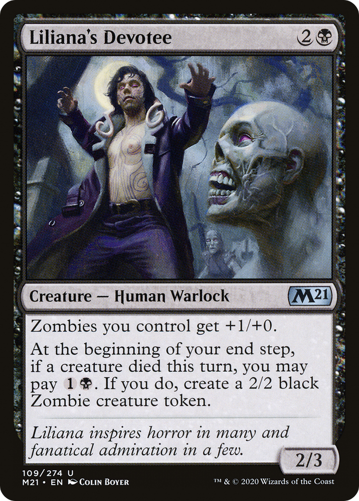 Liliana's Devotee (M21-109) - Core Set 2021