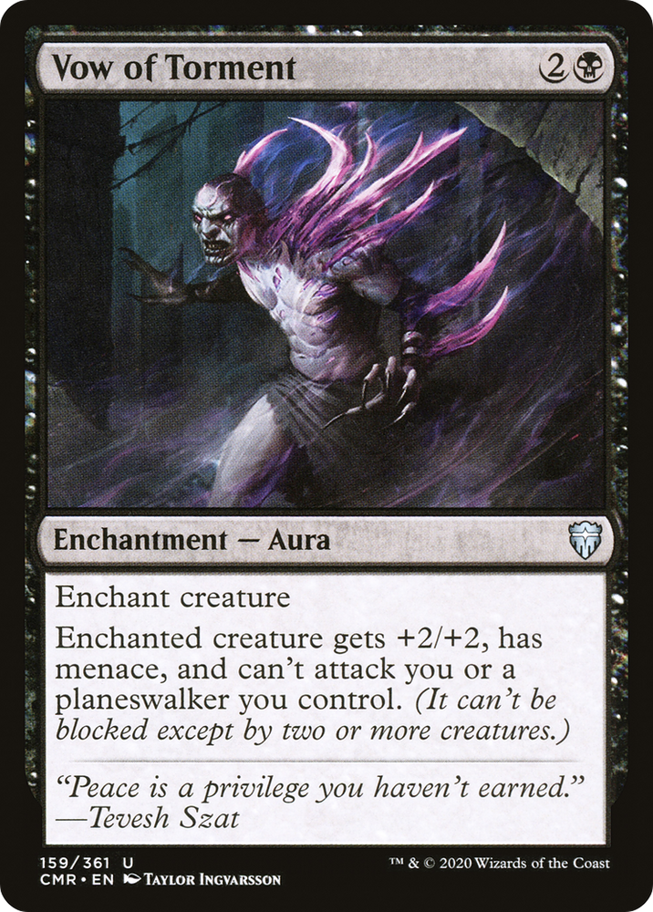 Vow of Torment (CMR-159) - Commander Legends Foil