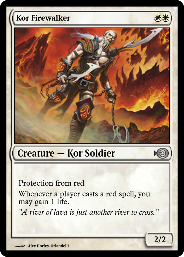 Kor Firewalker (PRM-43574) - Magic Online Promos Foil