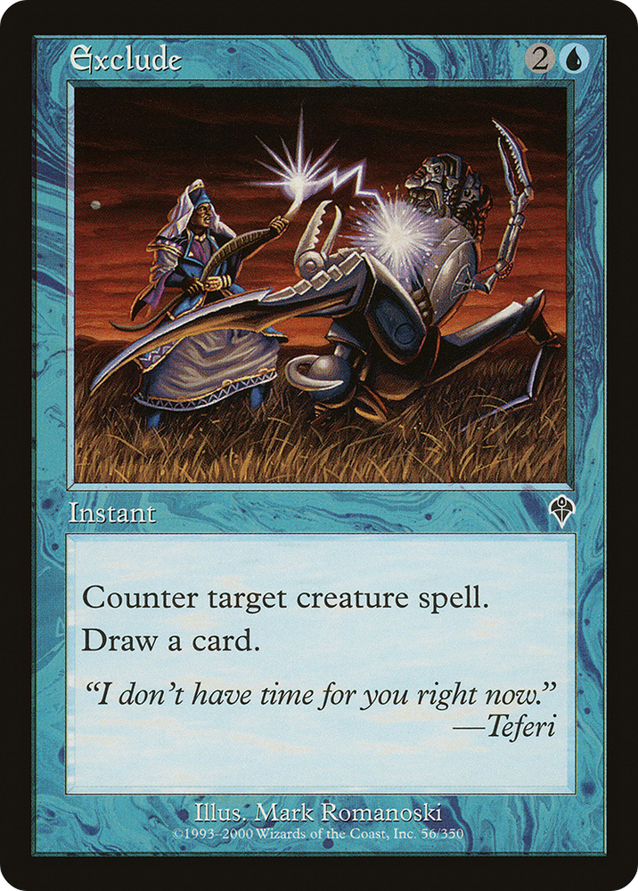 Exclude (INV-056) - Invasion Foil