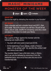 Monster of the Week // Monster of the Week (cont'd) (MVOW-001) - Innistrad: Crimson Vow Minigames Foil