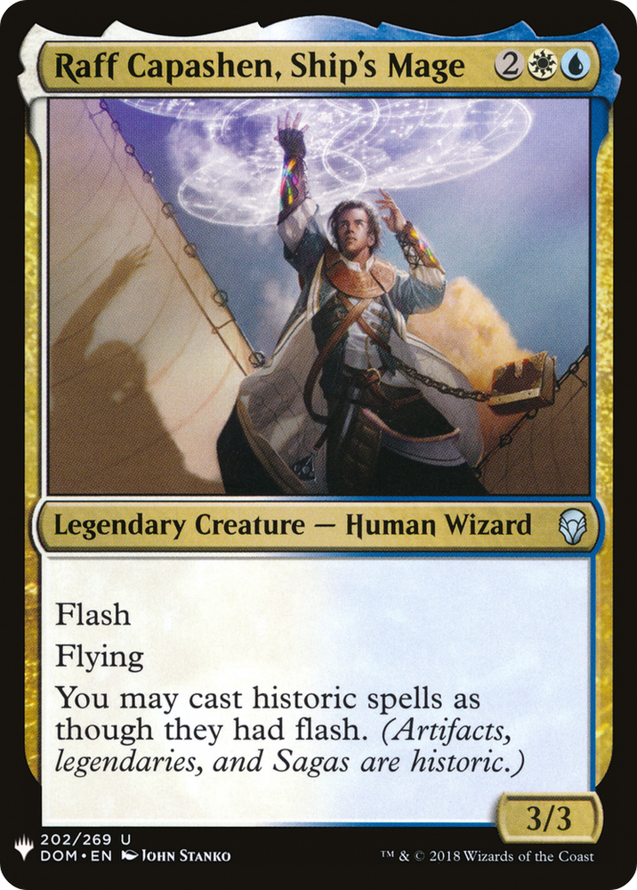 Raff Capashen, Ship's Mage (LIST-DOM-202) - The List
