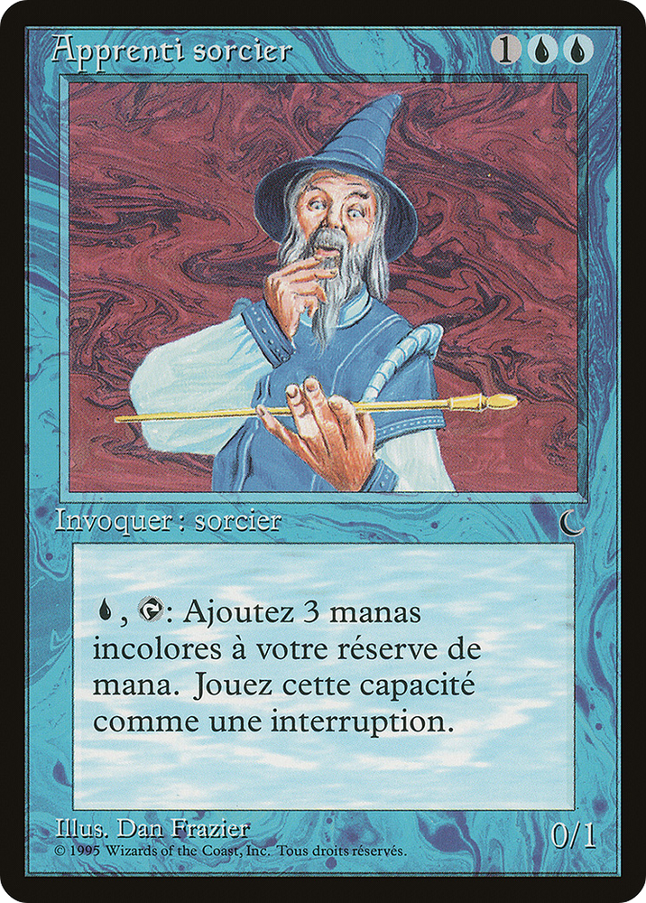 Apprentice Wizard (French) - "Apprenti sorcier" (REN-023) - Renaissance
