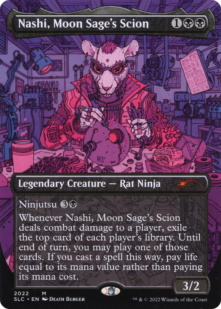 Nashi, Moon Sage's Scion (SLC-2022) - Secret Lair 30th Anniversary Countdown Kit (Borderless) Foil