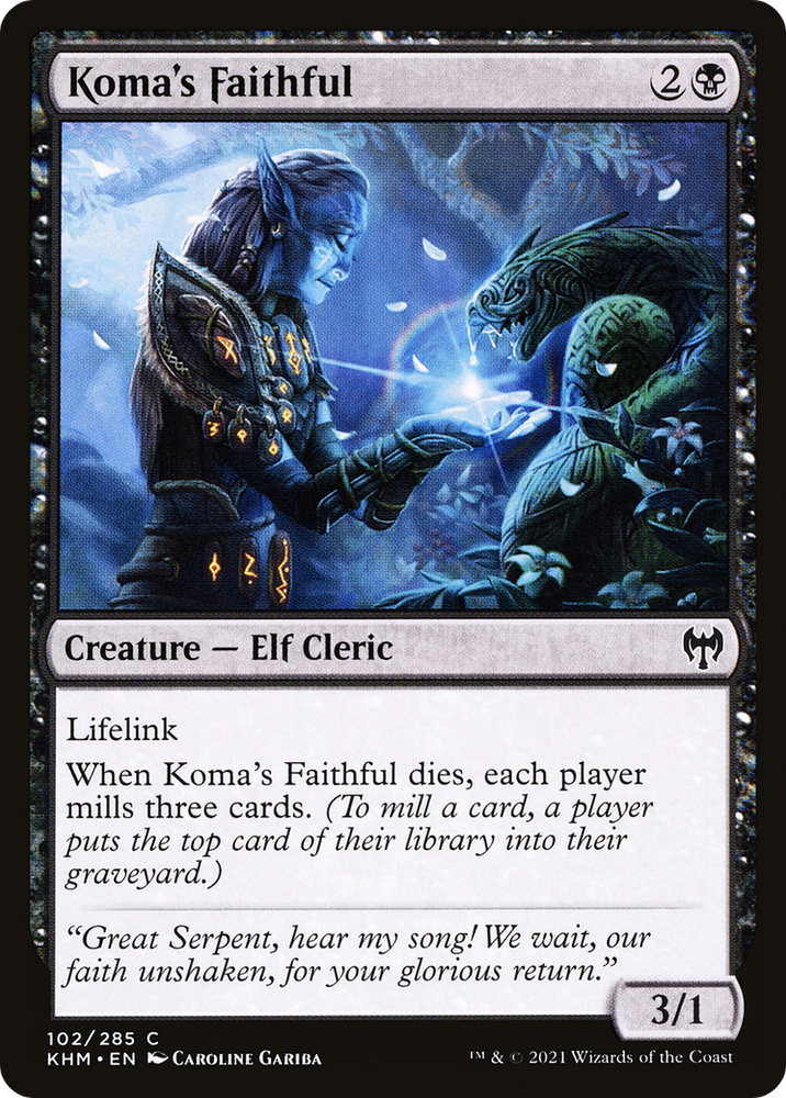 Koma's Faithful (KHM-102) - Kaldheim