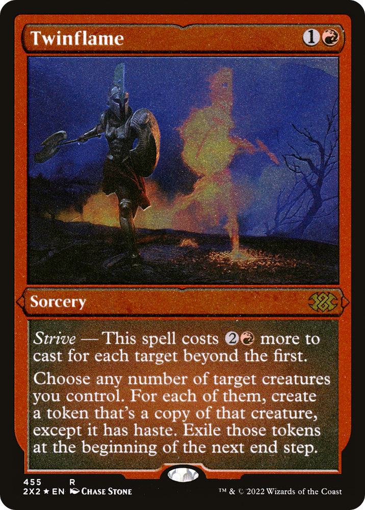 Twinflame (2X2-455) - Double Masters 2022 Etched Foil