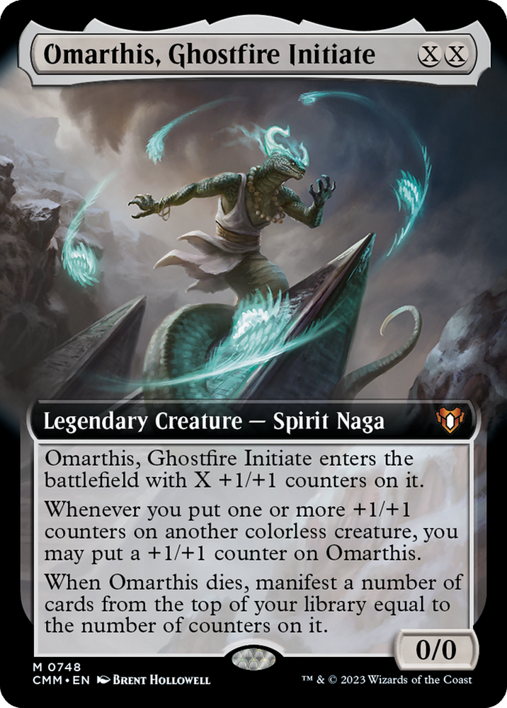 Omarthis, Ghostfire Initiate (Extended Art) (CMM-748) - Commander Masters: (Extended Art)
