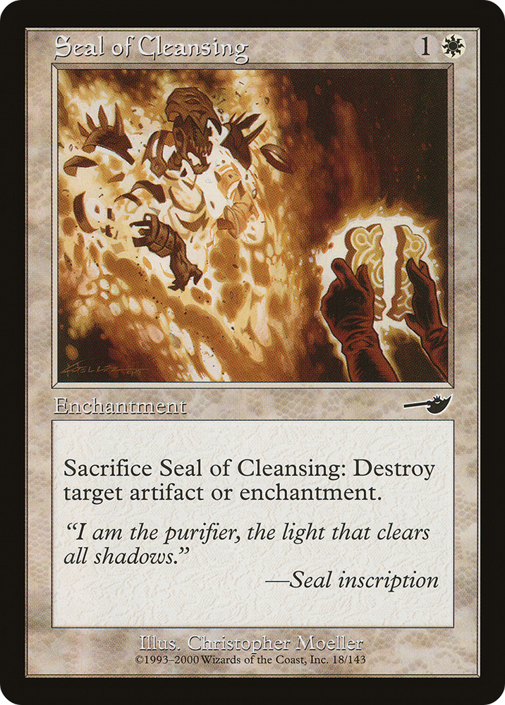 Seal of Cleansing (NMS-018) - Nemesis Foil