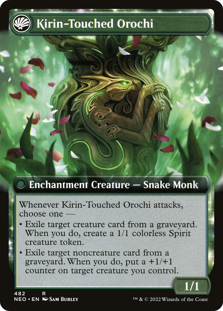 Teachings of the Kirin (Extended Art) (NEO-482) - Kamigawa: Neon Dynasty: (Extended Art, fandfc, enchantment) Foil