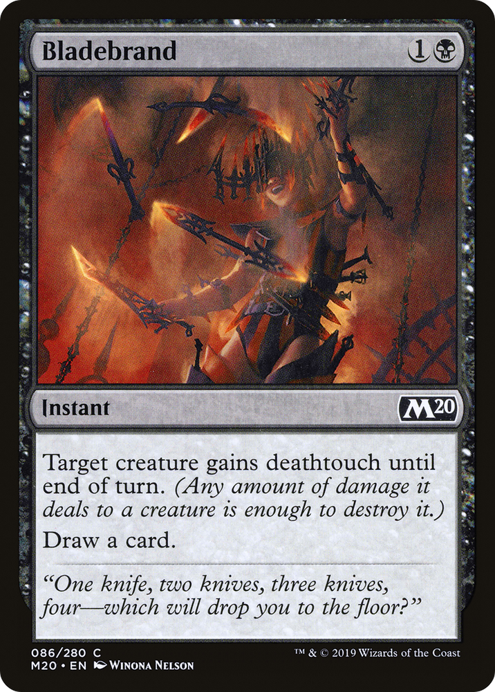 Bladebrand (M20-086) - Core Set 2020 Foil