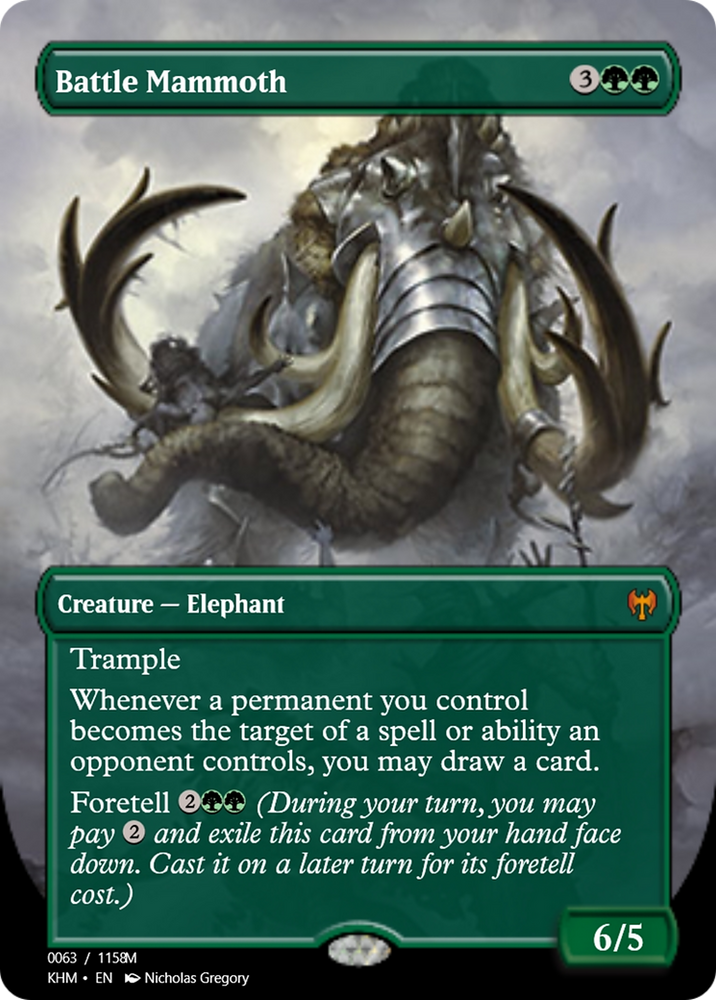 Battle Mammoth (PRM-88326) - Magic Online Promos