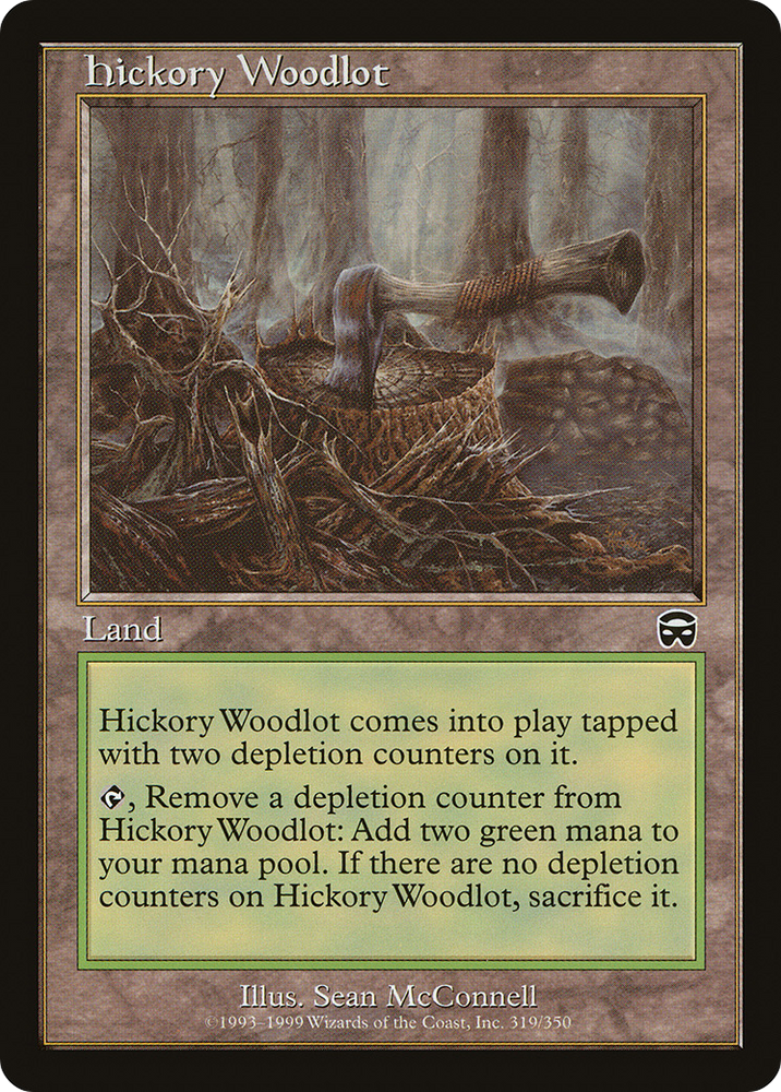 Hickory Woodlot (MMQ-319) - Mercadian Masques Foil