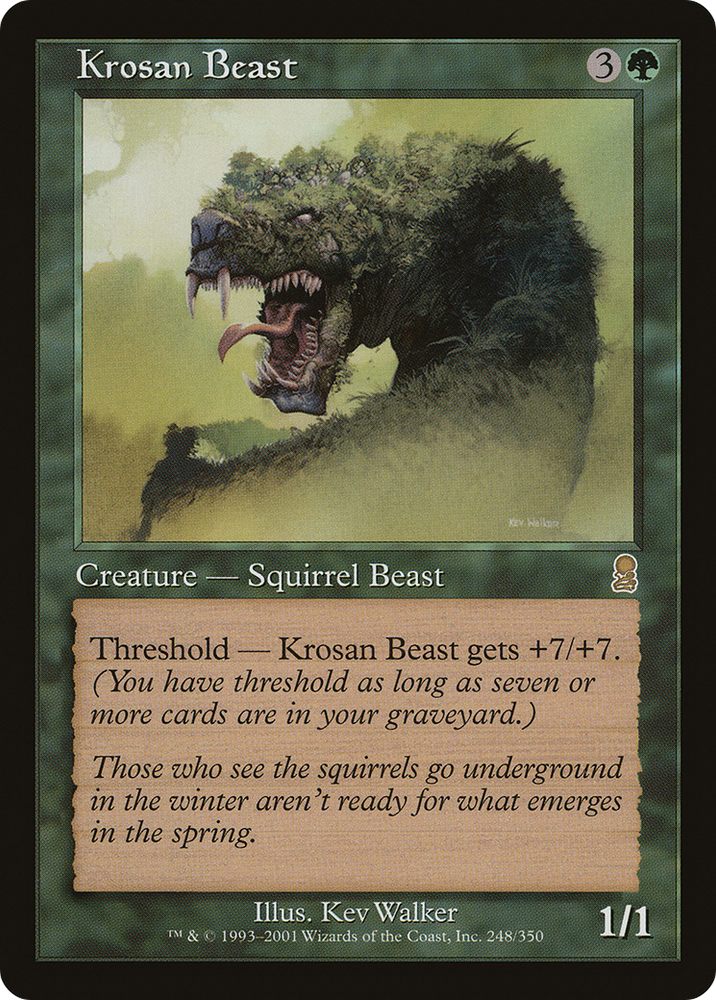 Krosan Beast (ODY-248) - Odyssey
