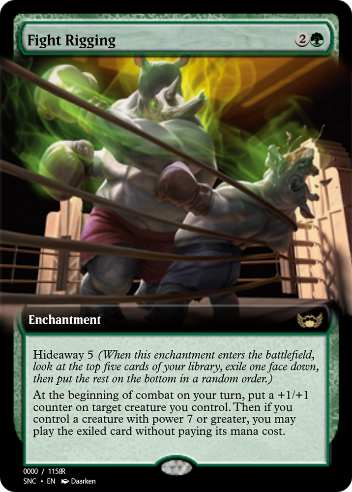 Fight Rigging (PRM-99779) - Magic Online Promos Foil