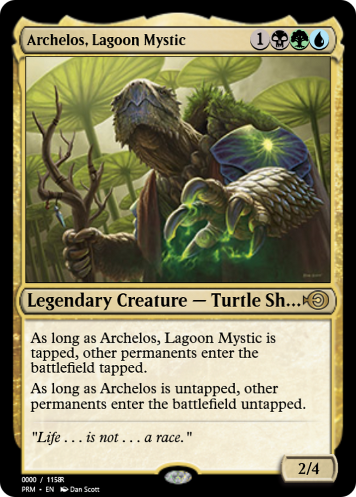 Archelos, Lagoon Mystic (PRM-86334) - Magic Online Promos