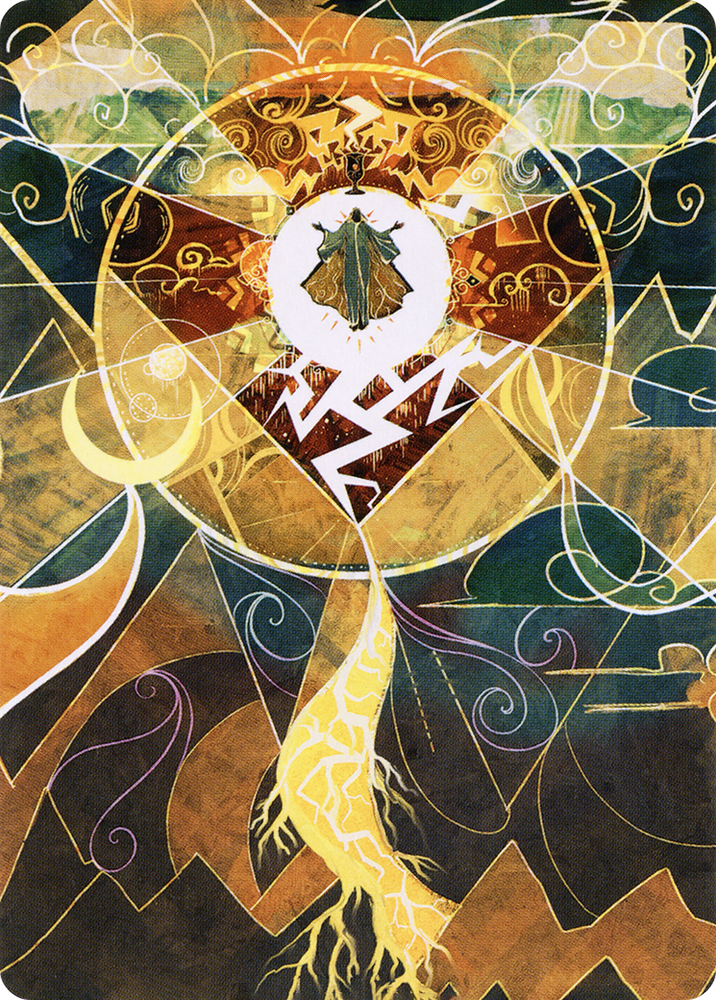 Lightning Bolt // Lightning Bolt (ASTX-076) - Strixhaven Art Series (Borderless) Foil