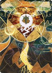 Lightning Bolt // Lightning Bolt (ASTX-076) - Strixhaven Art Series (Borderless) Foil