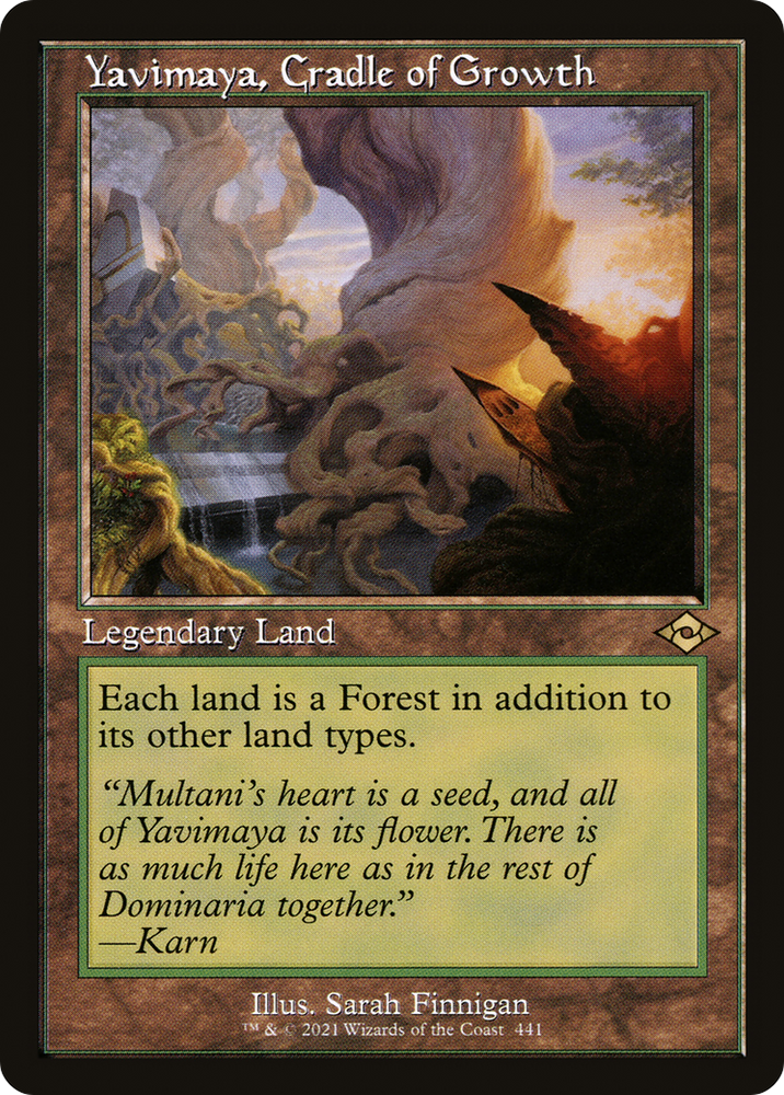 Yavimaya, Cradle of Growth (Retro Frame) (MH2-441) - Modern Horizons 2 Foil
