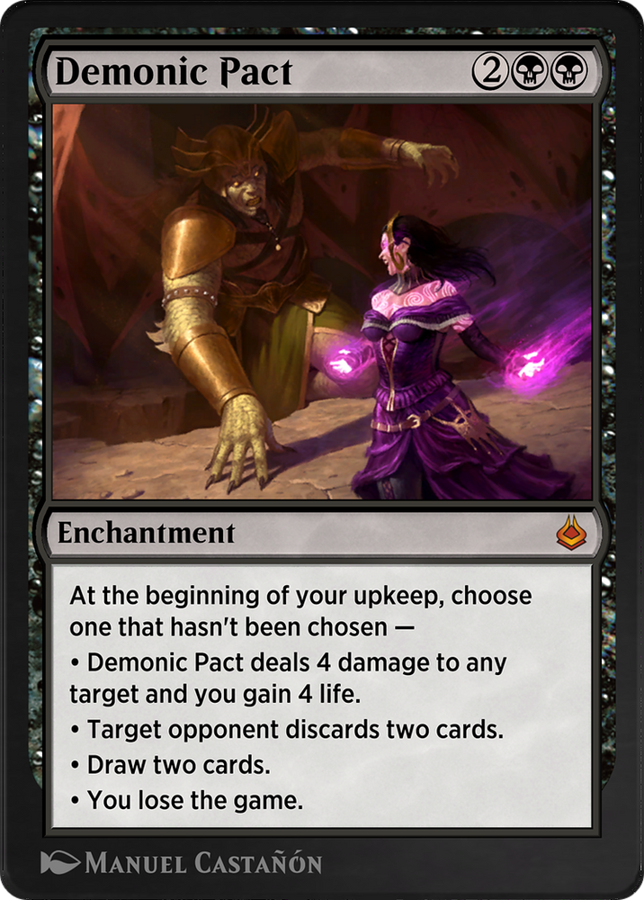 Demonic Pact (AKR-099) - Amonkhet Remastered