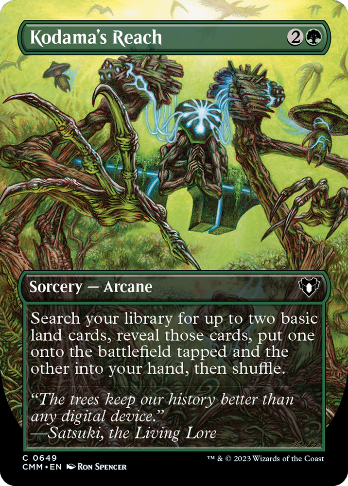 Kodama's Reach (Borderless) (CMM-649) - Commander Masters (Borderless)